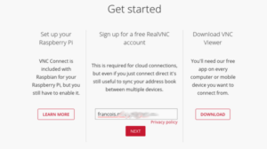 install vnc connect raspberry pi