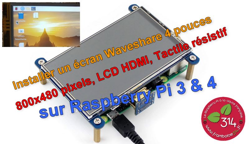Moniteur HDMI pour Raspberry-PI - 1280x800 - 7