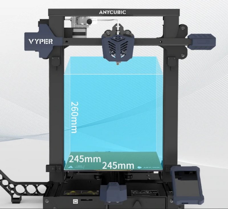 Imprimante 3D à nivellement automatique Anycubic Vyper - Framboise 314, le  Raspberry Pi à la sauce française.