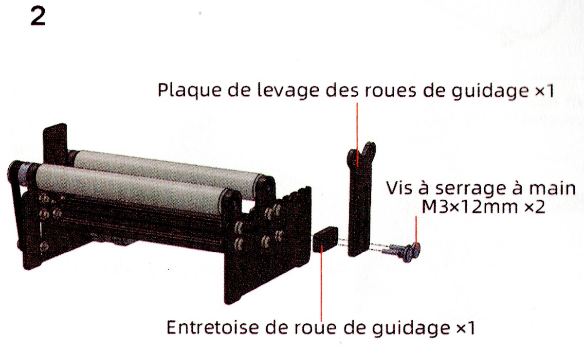 Kit de matériel de gravure laser Ortur (49pcs)