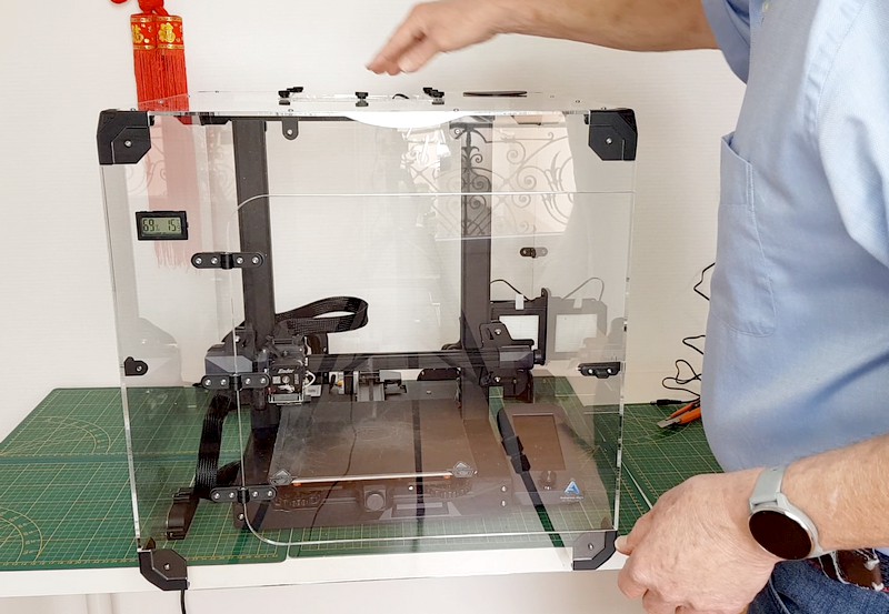 Accante Caisson Transparent DIY pour imprimante 3D Creality Ender